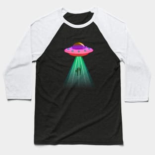 UFO Kidnaping My Cat! Baseball T-Shirt